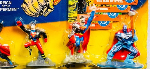 Unveröffentlicht super selten 1994 Kenner Action Masters Druckguss Supermen Superman - Bild 5 von 12