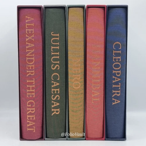 Rulers of the Ancient World (5v) - Folio Society - Cleopatra, Hannibal, Nero