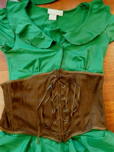 Junior's Dreamgirls ROBYN DA HOOD / Robin Hood Costume - Sz. S (3-5) - Picture 4 of 5