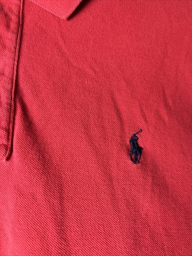 Polo Ralph Lauren Polo Shirt Men's XXL Short Sleeve Embroidered Logo Red - Picture 7 of 13