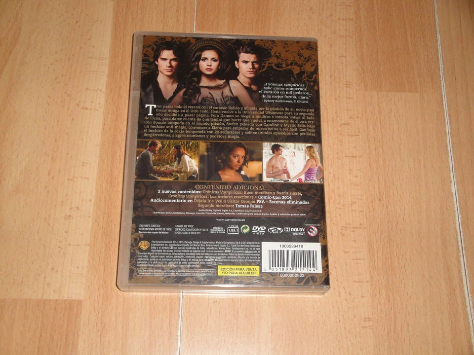 CRONICAS VAMPIRICAS 6ª TEMPORADA SERIE DE TV EN DVD DEL AÑO 2015 BUEN ESTADO - Imagen 3 de 3