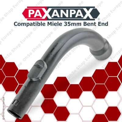 PAXANPAX Manico tubo curvo estremità curva aspirapolvere per Miele C1, C2, C3, S2, S5, S8