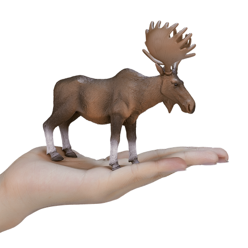 Mojo ALCE ALCE Zoológico Salvaje Animales Juego Modelo Figura Juguetes Plástico Bosque Selva - Imagen 6 de 6