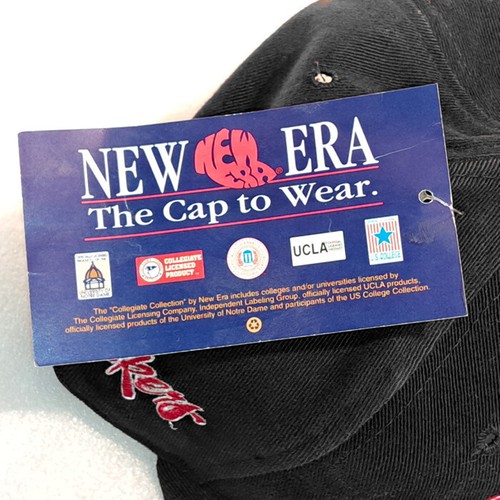 Vintage Nebraska HUSKERS Black Cloth Cap Hat Cornhuskers New Era - Picture 4 of 7