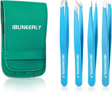 Juego De Pinzas 4 Pinzas Para Mujeres Con Estuche De Viaje Pinzas Profesionales