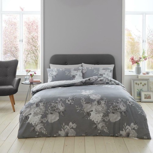 Luxury Reversible Floral Bedding Soft Cozy Duvet Set Reversible Quilt Covers - Picture 156 of 211
