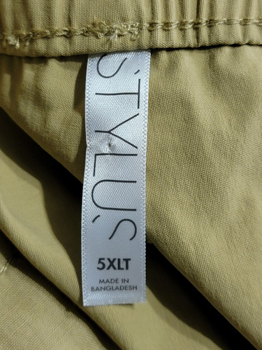 NWTS MEN'S CASUAL BIG & TALL 5XL ELASTIC WAIST SHORTS COLOR GOLD DUST JC PENNEY - Picture 6 of 7