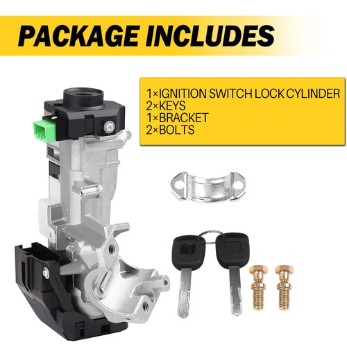 Ignition Switch Cylinder Lock Auto Trans 2 Key For 2006-2011 Honda Civic Coupe - Bild 8 von 11