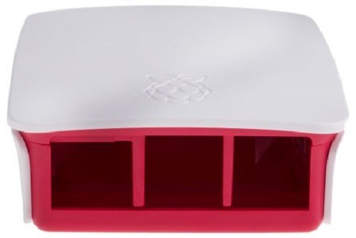 Funda Oficial PiB+ y Pi2B Raspberry Pi 2 B, Funda Raspberry Pi B+, Roja, Blanca - Imagen 2 de 3