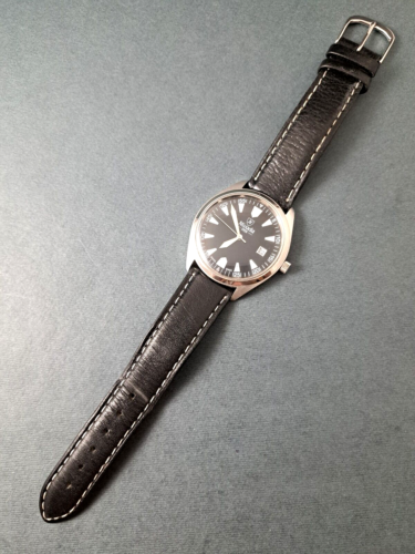 NIVADA 1926 Herren Quarzuhr schwarzes Zifferblatt RONDA Muvement 1 JWLS Swiss Vintage EX - Bild 6 von 17