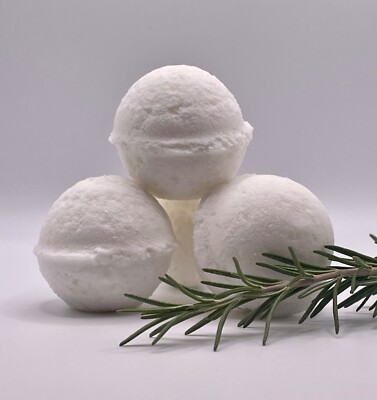 Set of 6 small Vapor sinus Bath Bombs, All Natural care for colds