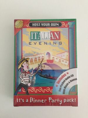 Cheatwell Host Your Own Italian Evening Games Dinner Party Italy Novelty NIB