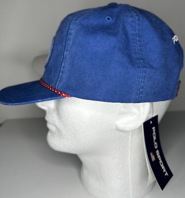 Polo Ralph Lauren Polo Sport Patch Canvas Ball Retro Cap Cord Rope