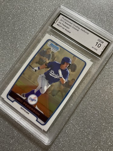 2012 1st BOWMAN CHROME JOC PEDERSON ROOKIE #BCP104 PGA 10 GEM MINT CSTORE READ - Picture 2 of 5