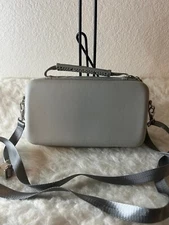 Gray Mchoi carrying case with shoulder strap for stethoscope & medical supplies