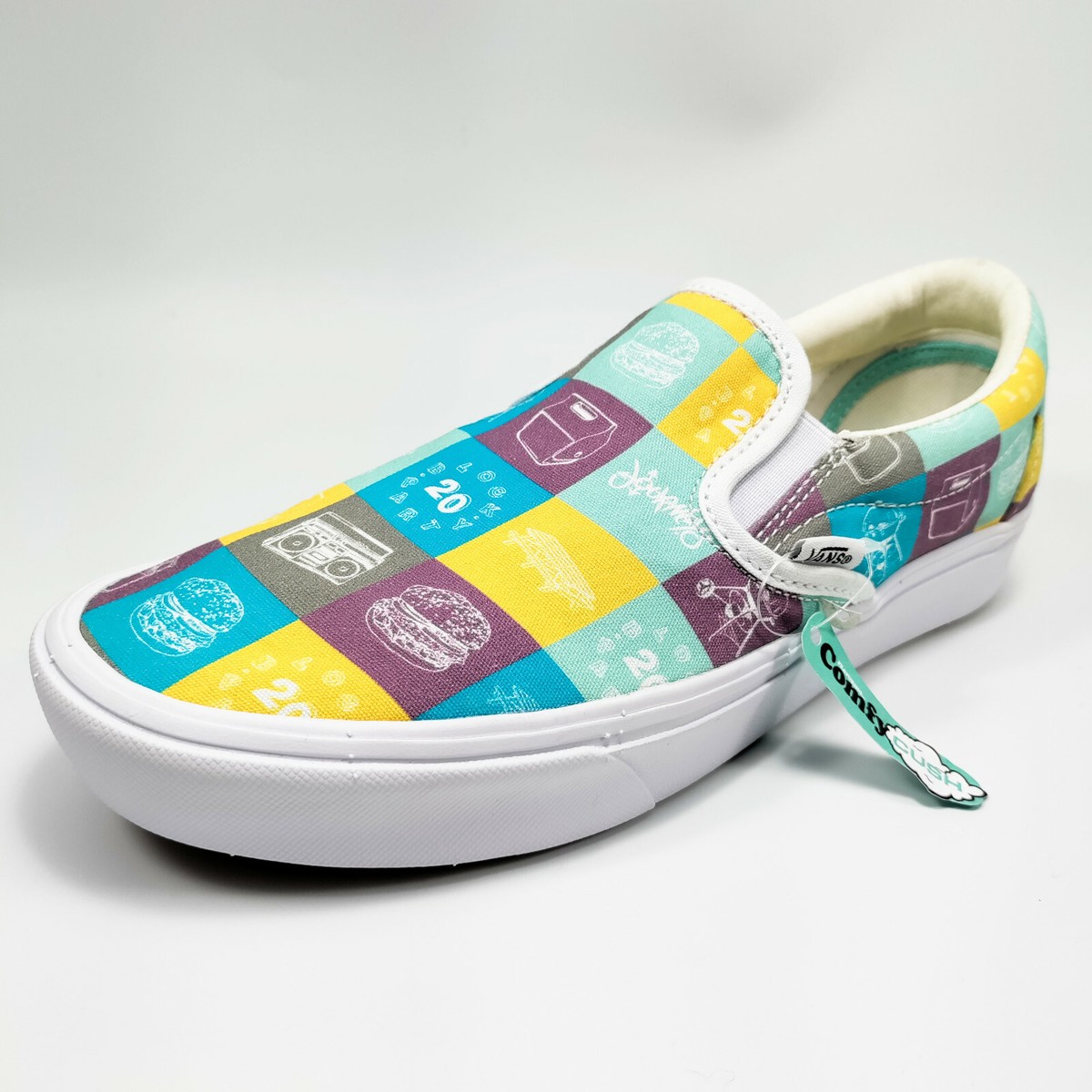 Vans Journey Block Party Skate Shoes Unisex Mulicolor 500383 SZ 8 M 9.5 W NEW