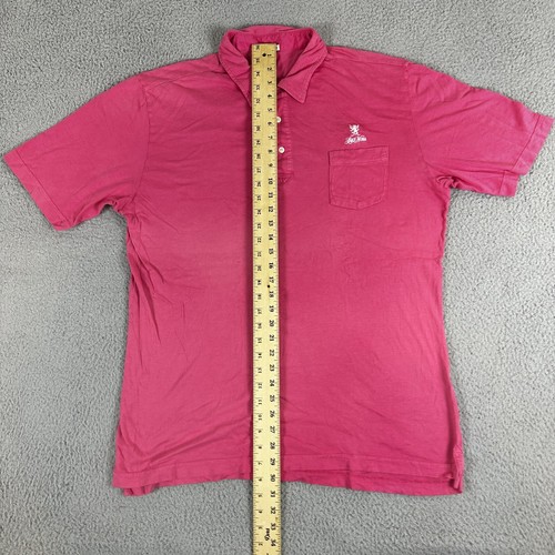 Peter Millar Polo Shirt Men Extra Large Pink Short Sleeve Collared Pullover Golf - Picture 7 of 9