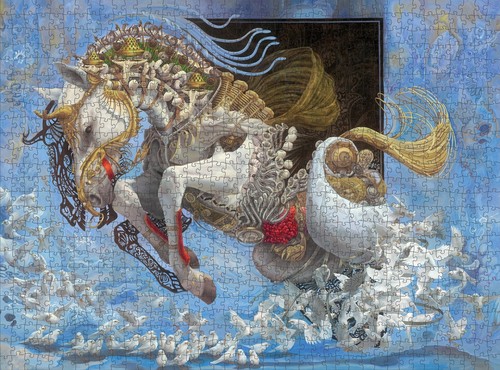 Silkworm 1000 Piece Jigsaw Puzzle Pomegranate New - Picture 2 of 2