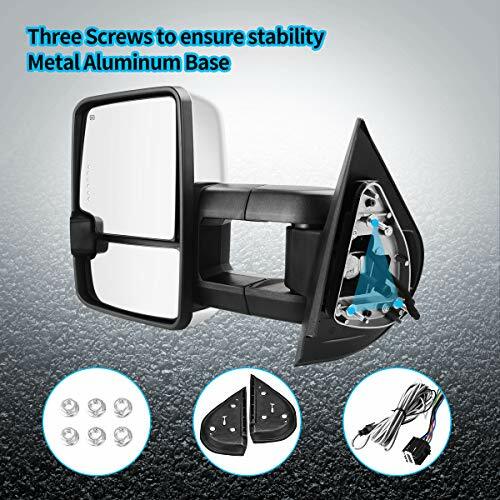 Towing Mirrors Compatible with Chevy GMC 2007-2013 Silverado Sierra 07 for Ne... - Picture 7 of 7