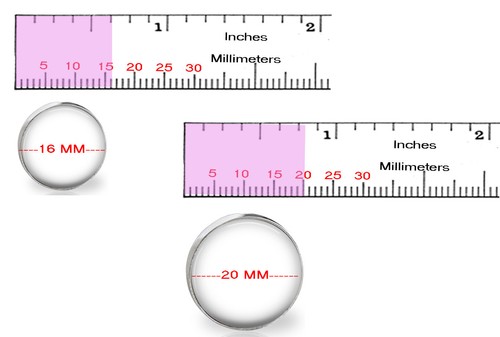 Rot grün blau & schwarz Karomuster Glasplatte Ohrstecker in 2 Größen Handarbeit - Bild 2 von 2
