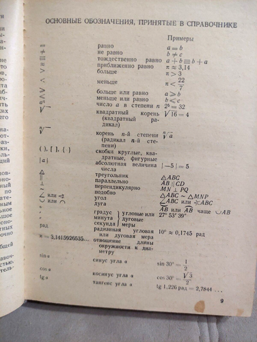 1967 Russian Textbook DIRECTORY ON ELEMENTARY MATHEMATICS Author П.Ф. Фильчаков - Picture 6 of 19
