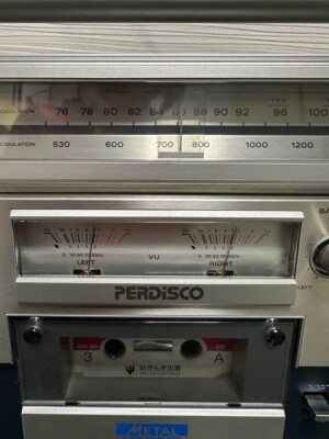 Hitachi TRK-8600RM blue Paddisco FM AM Radio Cassette