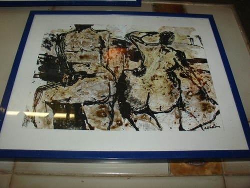 Paire de Tableaux scène érotique technique mixte par Charles ROBLIN - Bild 2 von 6