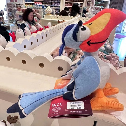 Disney Parks Re Leone Zazu bambola di peluche magnetica spalla NUOVA - Foto 2 di 2