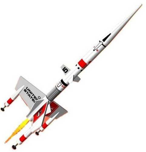 Semroc Flying Model Rocket Kit Starship Vega™  SEM-KV-78 - Picture 1 of 3