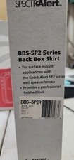 NEW System Sensor SpectrAlert BBS-SP2 Series Fire Alarm Back Box Skirt Red