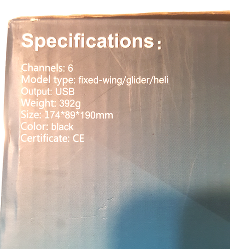 Fly Sky TM612 6 Channel Flight Simulator Controller computer select the flight - Picture 5 of 8