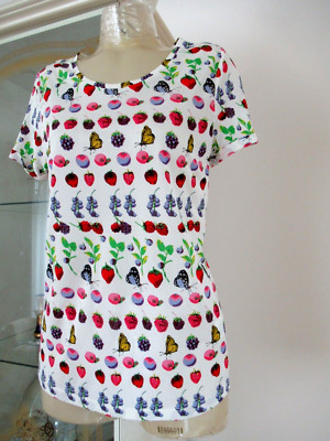 Wunderschönes Shirt von VERSACE for H&M gr. 36 100% Viskose Traummuster=w. NEU