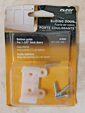 Prime-Line Sliding Closet Door Floor Guide 1-3/8" Doors 3/4" Tall N 6565