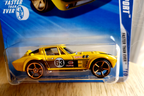 2009 Hot Wheels CORVETTE GRAND SPORT #130/240 Yellow FASTER THAN EVER '10 #2/10 - Picture 5 of 18