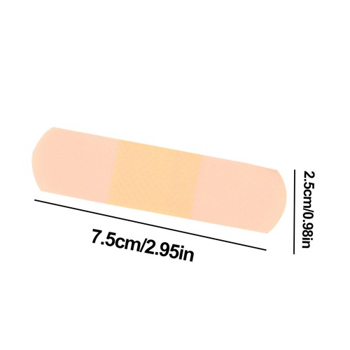 Parche desechable para heridas diarias 100 vendajes de tela transparente impermeables - Imagen 8 de 12