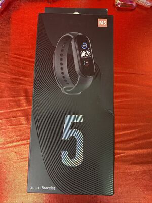 M5 Bluetooth Wireless Connection Smart Wristband Bracelet  Watch Black