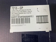 KOHLER K-7213-CP Clearflo Cable Bath Drain in Polished Chrome (NEW)