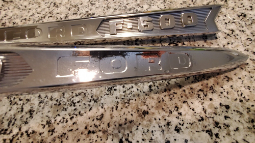 1961 1962 1963 1964 1965 1966 FORD TRUCK F600 HOOD EMBLEMS - Bild 2 von 6