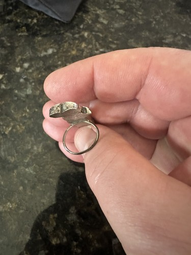 Mickey Mouse Ring Türkis Südwesten Korallenchips - Bild 3 von 3