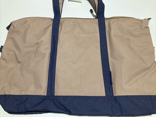 NOS VINTAGE SAMSONITE NAVY BLUE & KHAKI YACHT TOTE BAG 24” STYLE 51624-1603 NEW - Picture 6 of 8