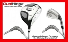 Medicus training Golf clubs--Dual Hinge 460cc Driver+ 7 Iron (Men's Right Hand)