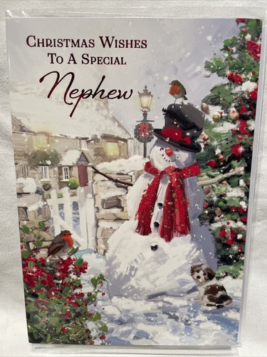 nephew christmas card / Christmas cads for nephew - 4 variations - Picture 3 of 16