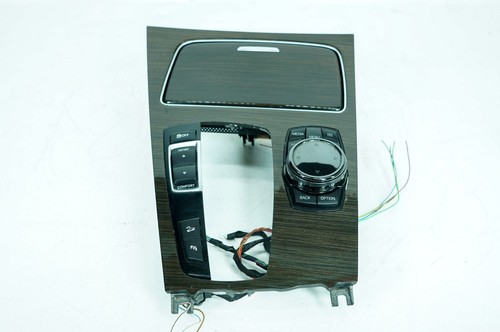 09-15 BMW 750i xDrive OE Interruptor de medios Controlador Bisel Portavasos Panel de ajuste 5112 - Imagen 13 de 21