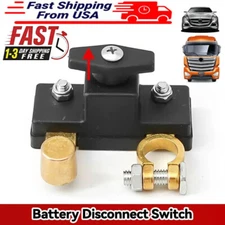 Car Battery Disconnect Isolator Cut Off Switch 12-24V Universal Battery Terminal