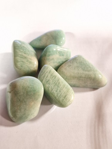 AMAZZONITE Minerali Burattati Cristalloterapia,colore,cristallo,quarzo CHAKRA - Imagen 2 de 2