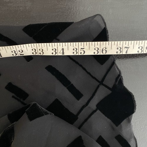 Vintage 90s BEBE Dress M Whimsigoth Fairy Grunge Chiffon Velvet Asymmetric Y2K - Picture 17 of 18