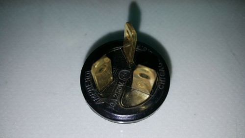 Amphenol USA 3 Klinge Stecker AC Stecker 60-M 15 Amp/125 V 10 Amp/250 V VINTAGE NOS - Bild 3 von 7