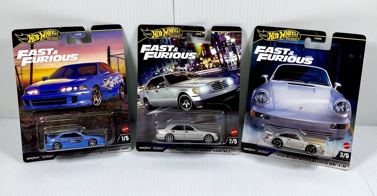 Hot Wheels Fast & Furious INTEGRA GSR MERCEDES BENZ 500