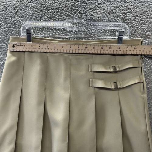 French Toast Skort Girls Size 18 Khaki Pleated Adjustable Waist Scooter Skort - Picture 3 of 16