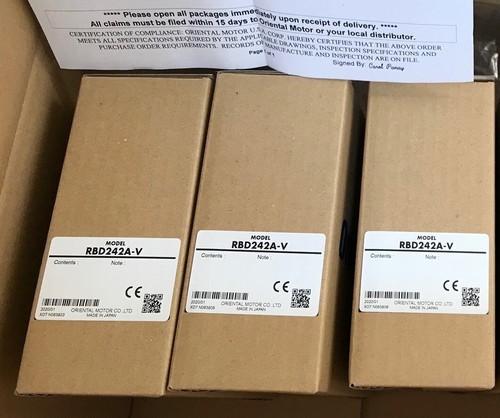 Oriental Stepping Motor Driver RBD242A-V New In Box 1 Piece - Picture 1 of 5